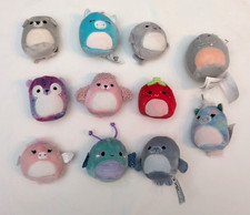 Squishmallow Squishville Lot of 11 Assorted Animals Mini Stuffed Plush