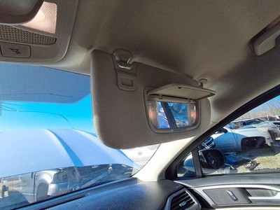2017 Ford Fusion Passenger Sun Visor Gray Illuminated Used OEM 268-12273R
