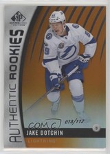 2017 SP Game Used Authentic Rookies Orange Rainbow 18/112 Jake Dotchin #168 s3g