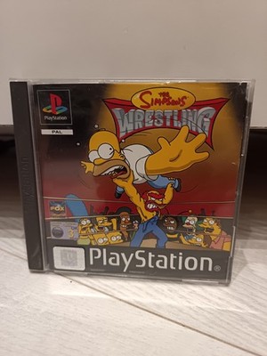 Simpsons Wrestling Sony PlayStation 1 PS1 Black Label komplett mit Handbuch