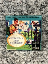 Vintage Walt Disney Cinderella's Fairy Godmother 8mm Film FREE SHIPPING