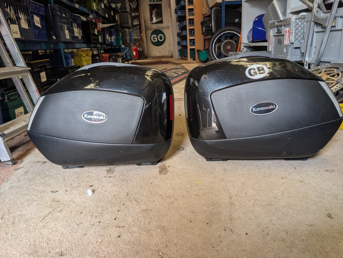バッグ KR Genuine Kawasaki Z1000SX Pair Used OEM Luggage Panniers & Keys | eBay