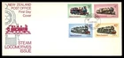 Mayfairstamps New Zealand FDC 1973 steam locomotives First Day Cover aaw_50931