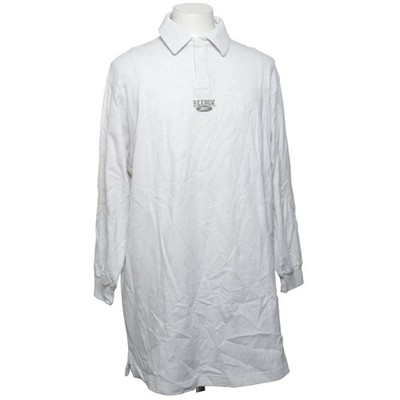 Reebok, Rugby Shirt, Größe: 42/44, Grau, Baumwolle/Elasthan, Einfarbig #Fss