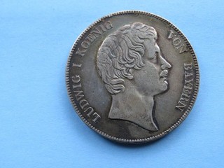 Taler Bayern Kronentaler 1830 Silber 29 45 Gramm Original SS VZ