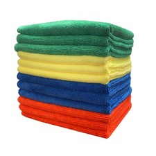 Ultra-Absorbent 300 GSM Microfiber Towels for Auto Detailing, Home & Commerci...
