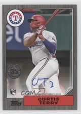 2022 Series 1 1987 Topps Baseball Black 29/199 Curtis Terry #87BA-CT Auto hl5