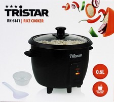 Tristar  Reiskocher 0,6L 300W Metall schwarz ...