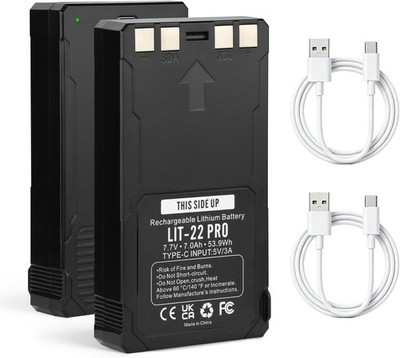 2-Pack LIT-22 Direct Replacement Battery for SPYPOINT Flex-M Flex-S Flex-Plus