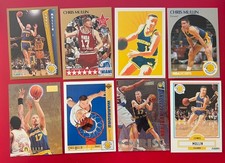 Chris Mullin - 8 Card Lot - Modern NBA Basketball Warriors St. John's HOF (g)