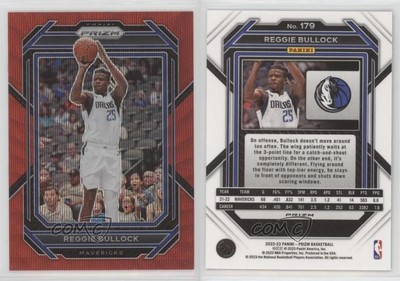 2022-23 Panini Prizm Ruby Wave Prizm Reggie Bullock #179