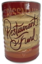 Disney Parks Princess Tiana Restaurant Fund Chocolate Coin Bank Tin Exp 11/2025