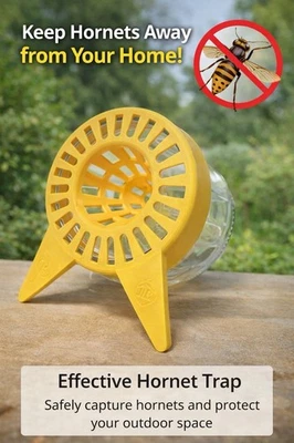 lot 4 Piège à frelon/guêpe sélectif  abeilles épargnées jardinage Jardin Outil - Photo 1/4