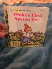 A First Little Golden Book Pinky's First Spring Day Hardcover