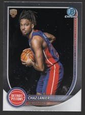 2025-26 Bowman Chrome Chaz Lanier Rookie RC Base Pistons #BCV-38
