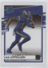 2020 Panini Chronicles Clearly Donruss Rated Rookie Van Jefferson #RR-VJ 0x51