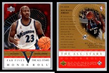 2001-02 Upper Deck Honor Roll - Fab Fives-  Michael Jordan #F5-AS10 (READ DESC)