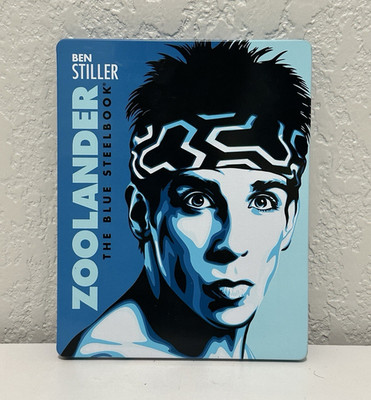 Zoolander Blu-ray Steelbook Edition Movie w/ Ben Stiller - Steelbook Case