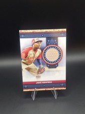 2024 Topps Update Series - All-Star Stitches Jose Ramirez #ASR-JR (MEM)