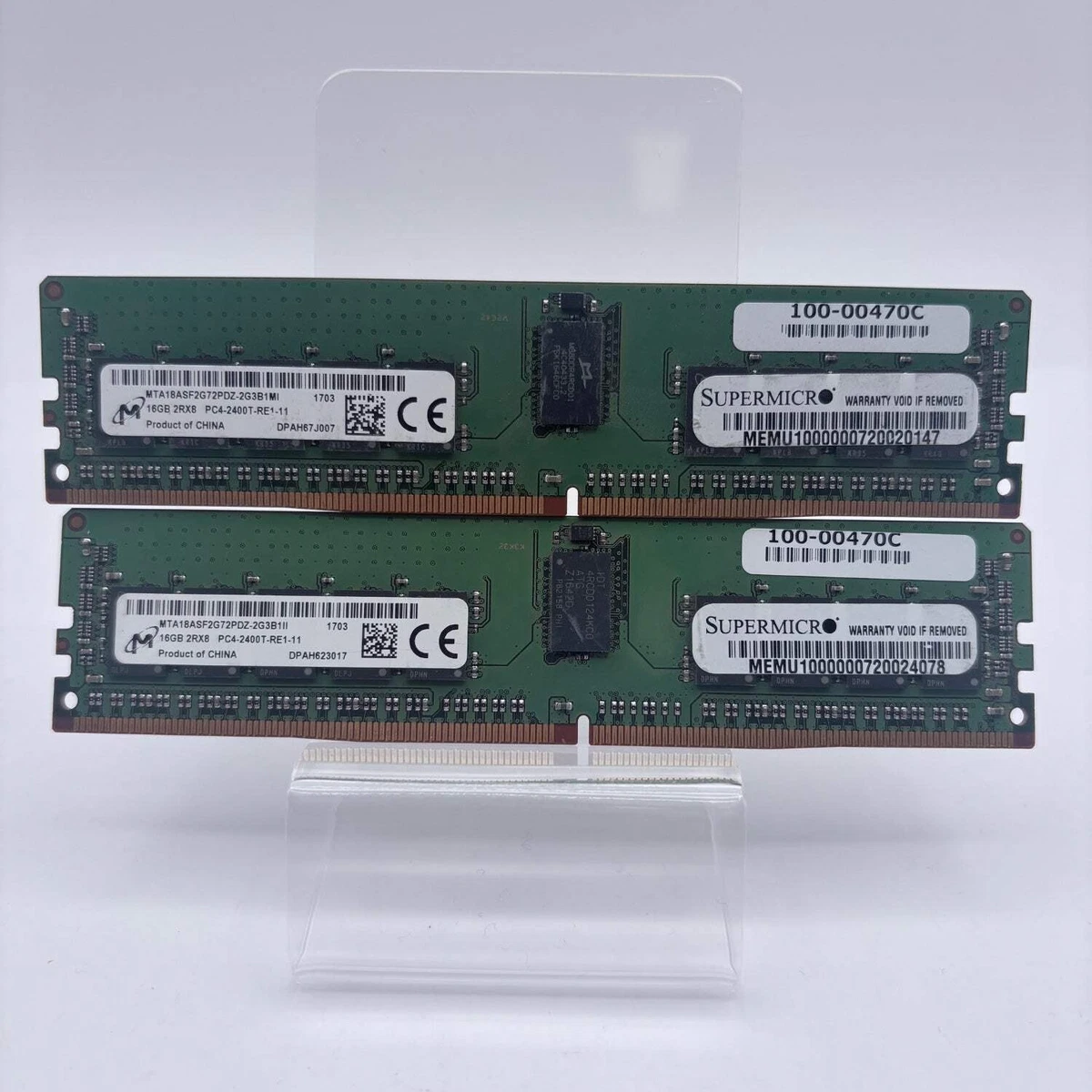 Micron DDR4 SDRAM 32 GB Total Capacity Memory (RAM) for sale | eBay