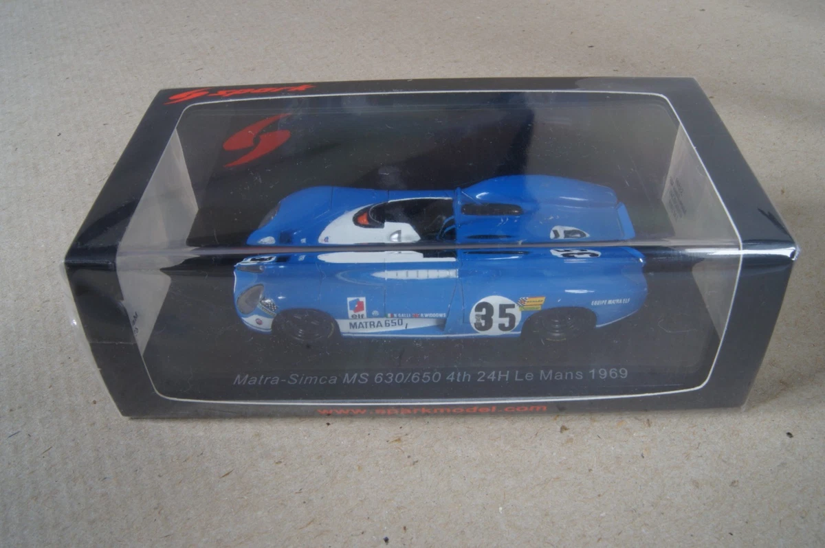NO SPARK – Saab 93 Sport #43 – 24 Heures Du Mans 1959 – Échelle 1/43 – J.P.S. – Rare