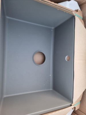 Grau Blanco Silgranit Taidan 500 U SG 80W + U Spule Unterbauspüle 