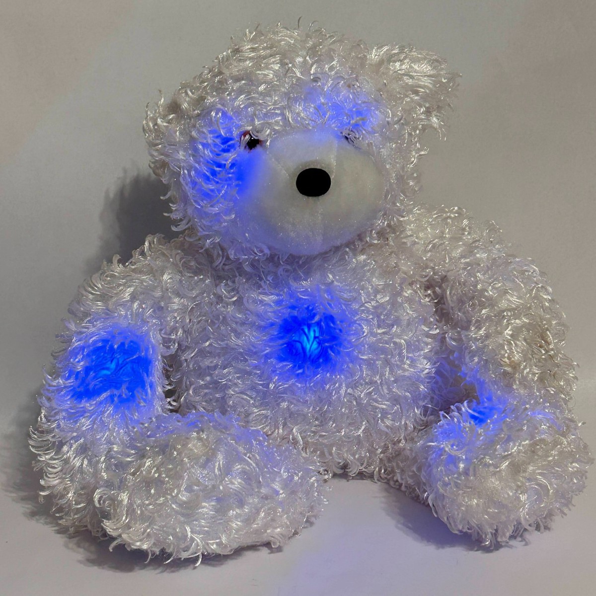 Cepia Glo-E Bear 16” White Color Kinetics Light-Up Plush Toy Works