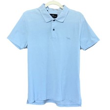 Rodd Gunn Sports Fit Polo Shirt Size S Light Blue 100 Cotton Casual Menswear