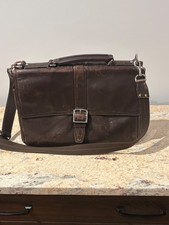 Coach Brown Leather Messenger Briefcase Lapto...