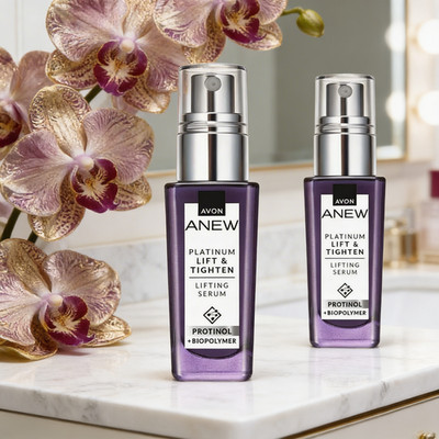 Avon Anew PLATINUM LIFT & TIGHTEN 2x Pflegeserum  60+ Protinol Kollagen Hyaluron