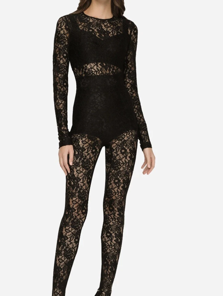 Dolce & Gabbana  Jumpsuit Spitze Overall Lace Gr. S/M Neu NP 1650€ - Bild 4 von 4