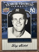 Tony Kubek - 2008 Upper Deck  -Yankee Stadium Legacy #36