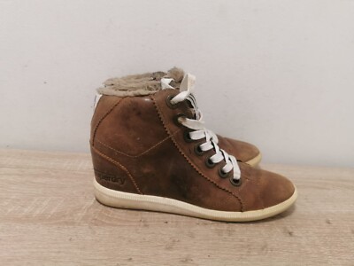 SUPERDRY TEAM JPN LADIES BROWN HIDDEN WEDGE