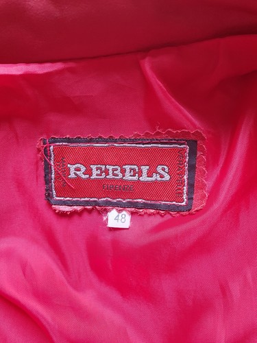Damen Lederjacke rot Gr. 36 ( ital. Gr. 48 ) - Bild 5 von 5