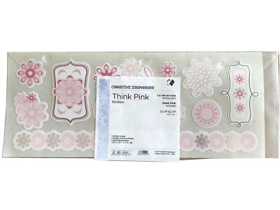 Creative Memories Aufkleber Sticker  Think Pink  NEU+OVP