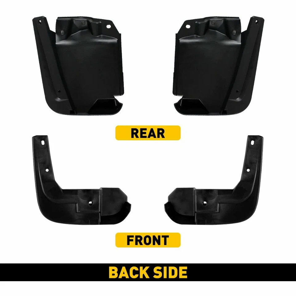 4x Mud Flaps Splash Guards for Honda Civic 2012 2013 2014 2015 Sedan Front&Rear - Image 4 of 4