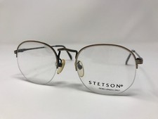 Stetson Legends Eyeglass 106 Zyloware 040 51-19-142 Ant Bronze Half Rim HH36