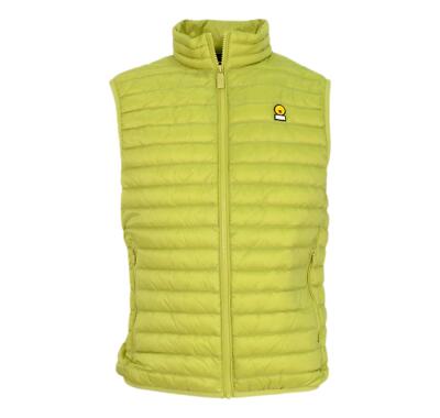 Ciesse Piumini Smanicato Uomo Melvin Light Down Full Zip Vest Colore Verde Lime