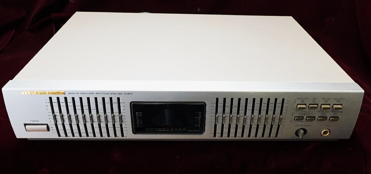 送料込 マランツ Marantz EQ580F グラフィックイコライザー ☆【2R1120-3】 marantz マランツ グラフィック イコライザー