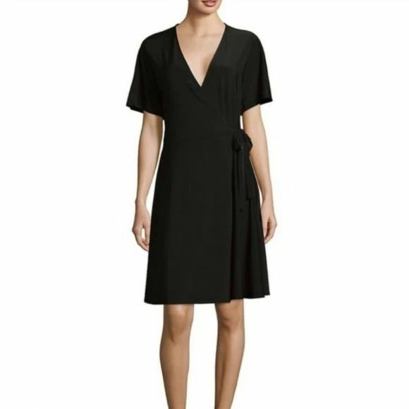 H halston 2025 black dress