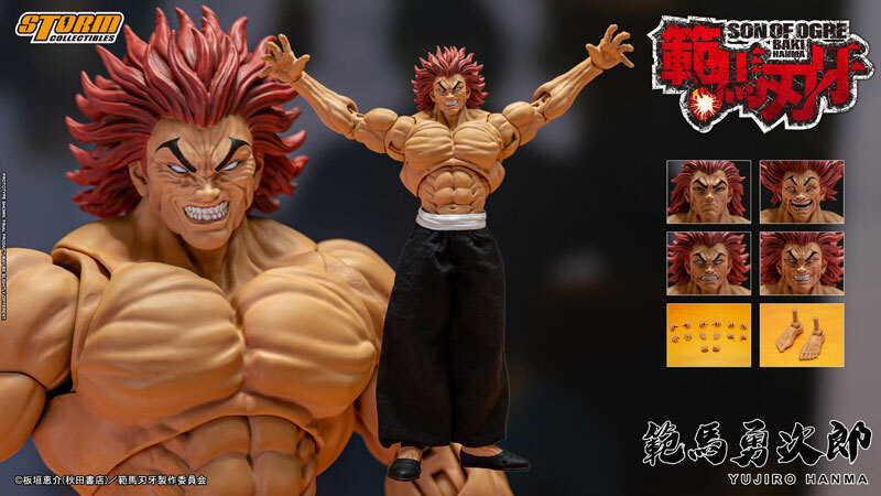 STORM COLLECTIBLES HANMA BAKI action figure review 