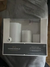 Threshold signature LED Pillar candles