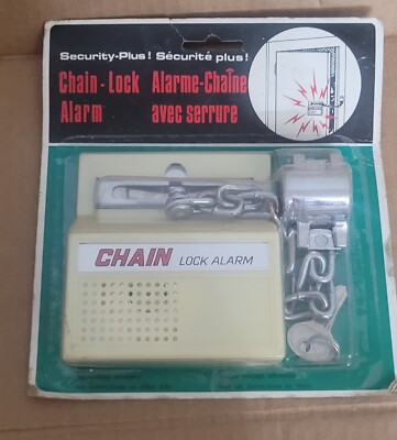 Security-plus KEY CHAIN DOOR LOCK ALARM     New Old Stock