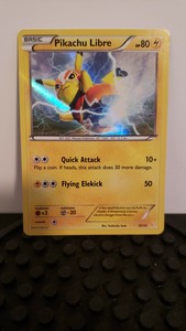 PIKACHU LIBRE 30/30 Holo Foil Pokemon SP Rare Card Mint/Near Mint | eBay