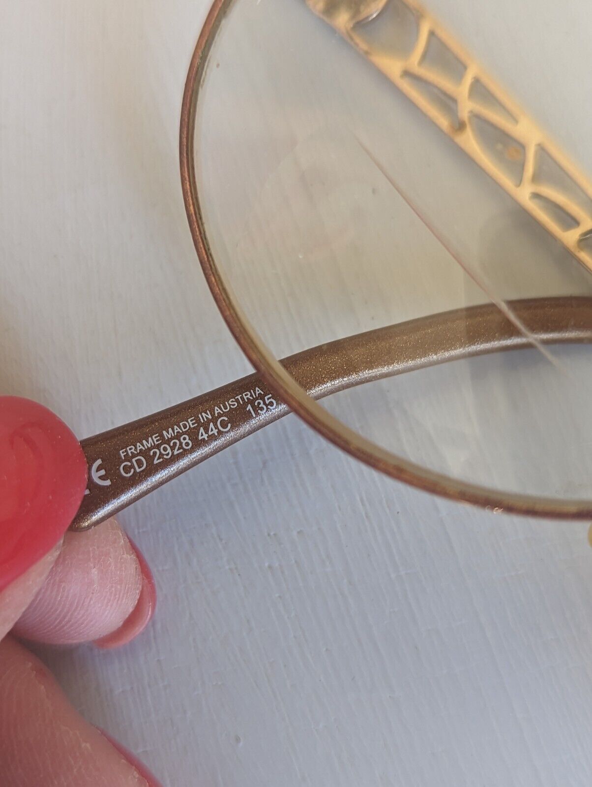 Vtg Christian Dior Eyeglasses Logo Made in Austri… - image 10