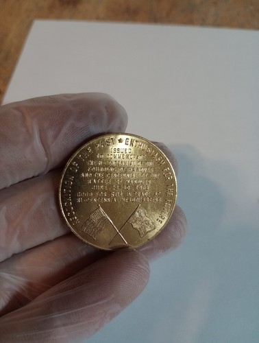 1963 BATTLE OF HANOVER COMMUNITY BICENTENNIAL CIVIL WAR CENTENNIAL MEDAL TOKEN - Picture 3 of 9