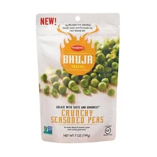 Bhuja Snacks - Crunchy Seasoned Peas 7 oz (Pack of 6)