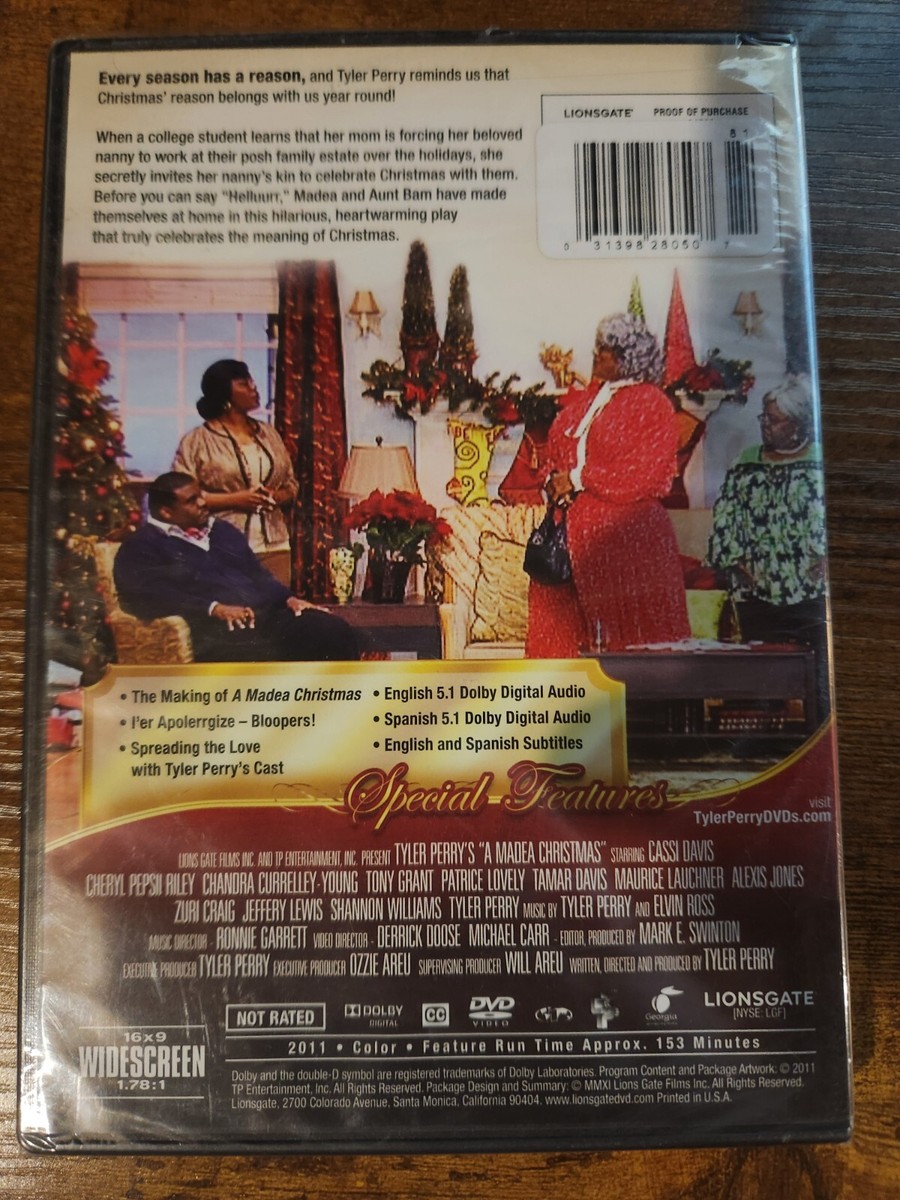 Tyler Perry's A Madea Christmas The Play Promo DVD 2011 WideScreen