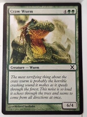 Craw Wurm - 10th Edition Core Set - Magic the Gathering MTG Nice!