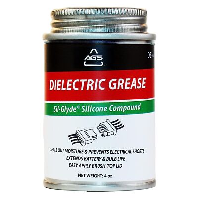 AGS Automotive Solution Brush Top Can Dielectric Silicone Grease Compound LIQ125